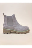 Gray Short Chelsea Boots